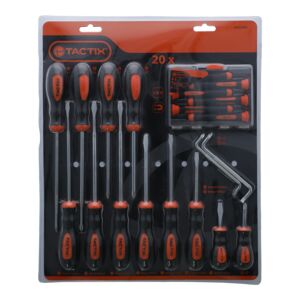 SCREWDRIVER 20PCS SET TACTIX SCREWDRIVER 20PCS SET TACTIX